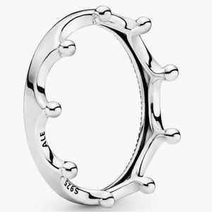❤️ Pandora Polished
Crown Sterling Silver Ring Size 7.5